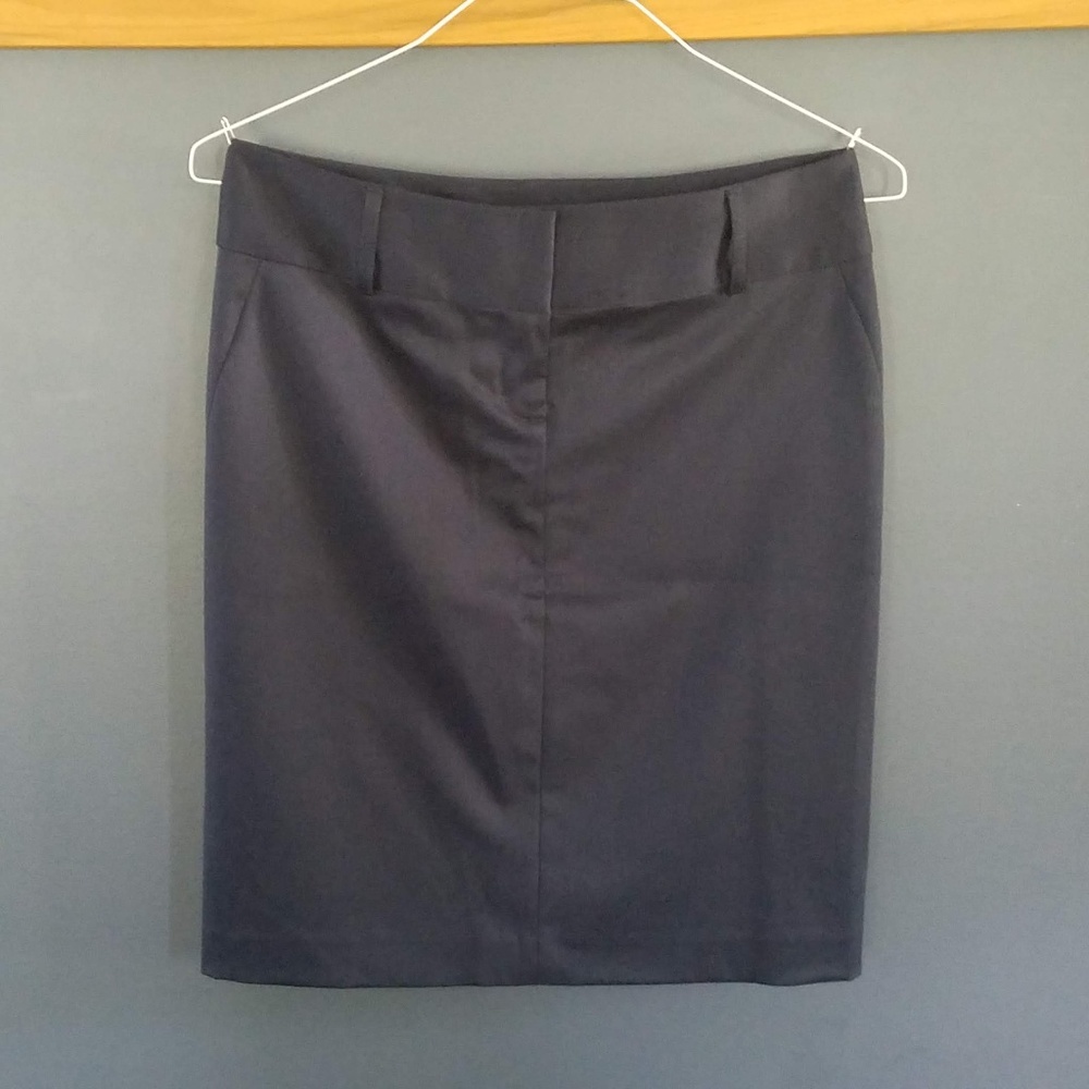 Express | Design Studio Black Fitted Skirt